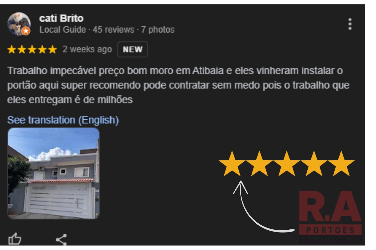 Comentário de cliente 2
