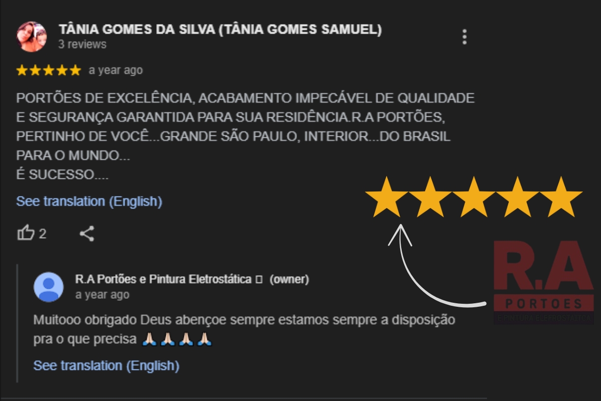 Comentário de cliente 6
